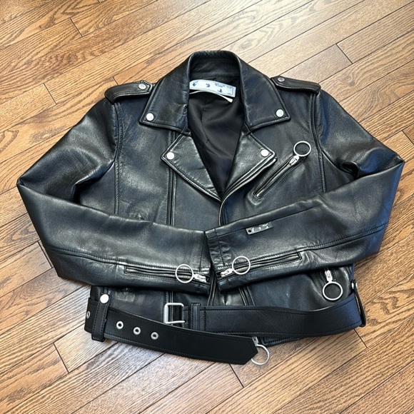 Off-White™️ 💯 leather jacket - Picture 5 of 15